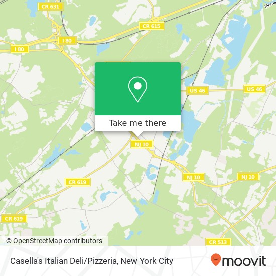 Mapa de Casella's Italian Deli / Pizzeria
