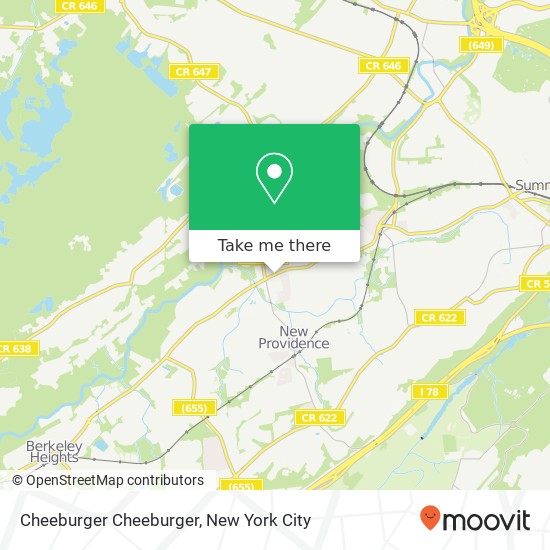 Mapa de Cheeburger Cheeburger