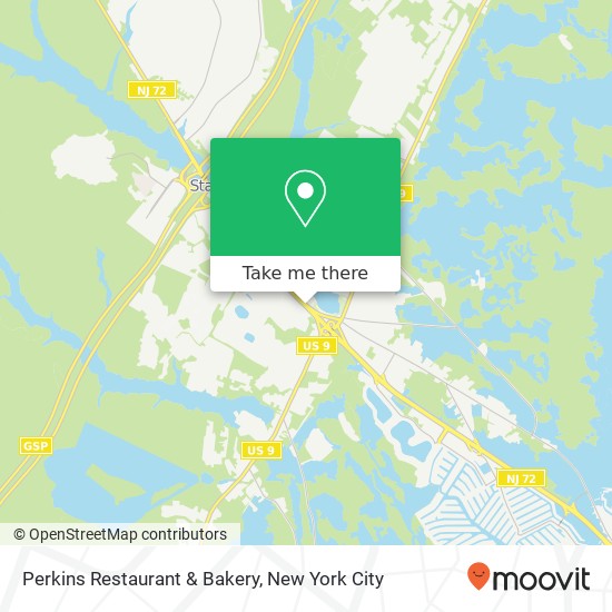 Perkins Restaurant & Bakery map