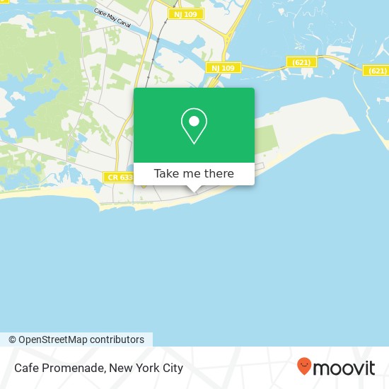 Mapa de Cafe Promenade