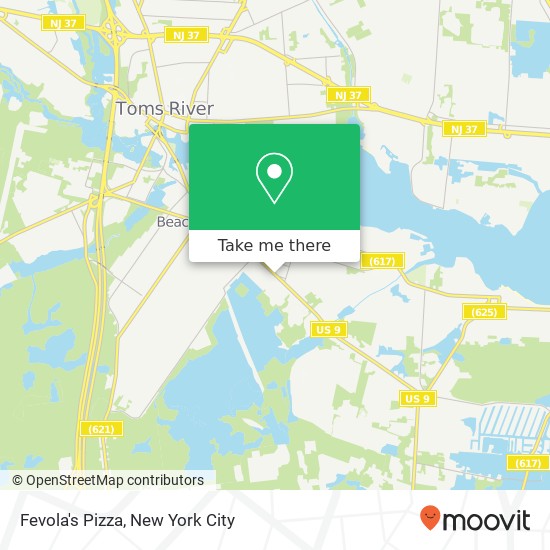 Mapa de Fevola's Pizza