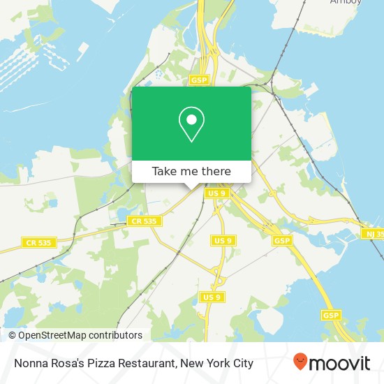 Nonna Rosa's Pizza Restaurant map