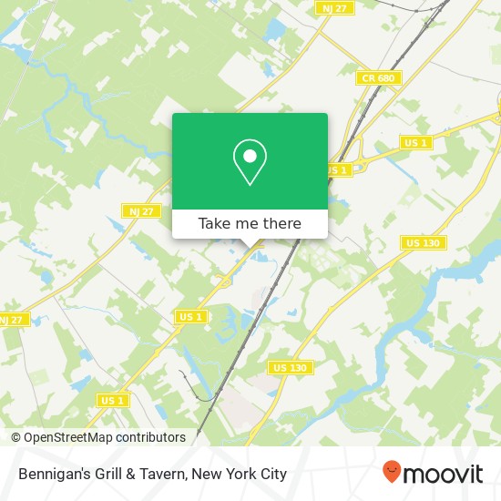Mapa de Bennigan's Grill & Tavern