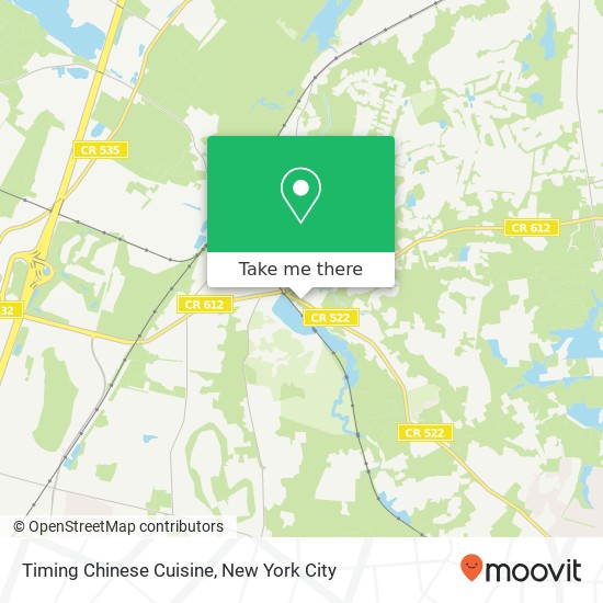 Timing Chinese Cuisine map