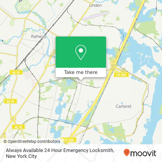 Mapa de Always Available 24 Hour Emergency Locksmith