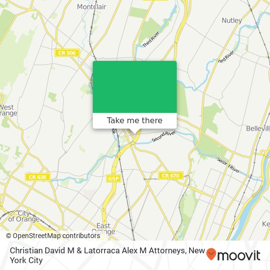 Christian David M & Latorraca Alex M Attorneys map