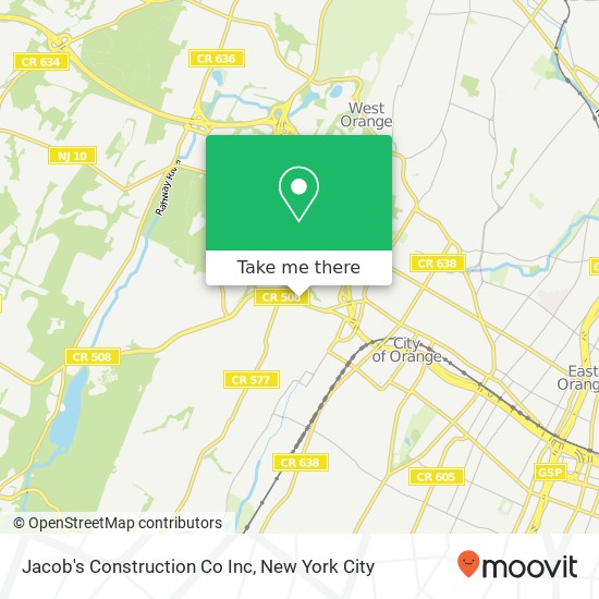Jacob's Construction Co Inc map