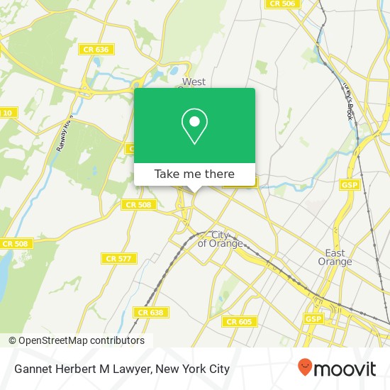 Gannet Herbert M Lawyer map