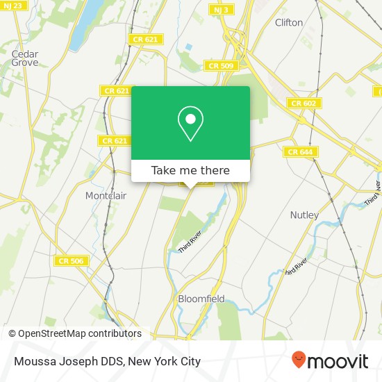 Moussa Joseph DDS map