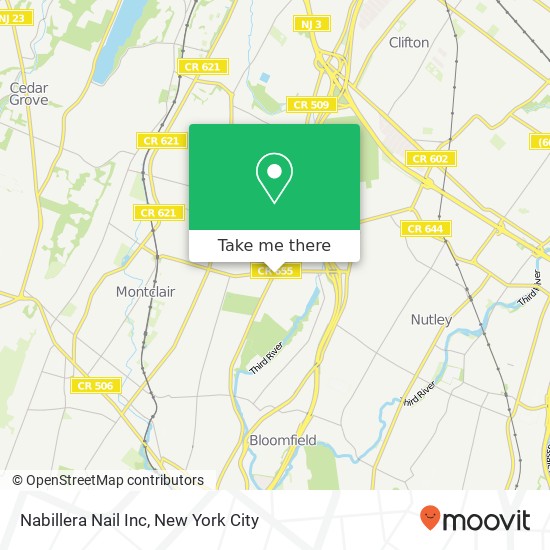 Mapa de Nabillera Nail Inc