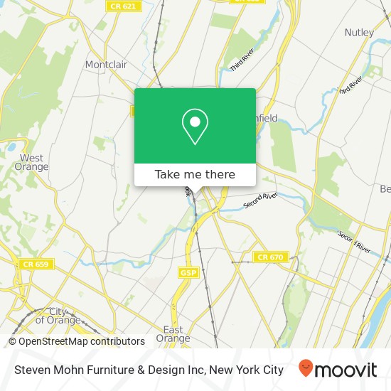 Mapa de Steven Mohn Furniture & Design Inc