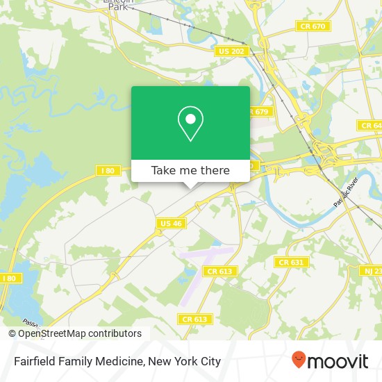 Fairfield Family Medicine map