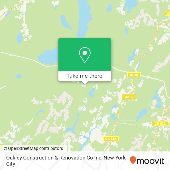 Mapa de Oakley Construction & Renovation Co Inc