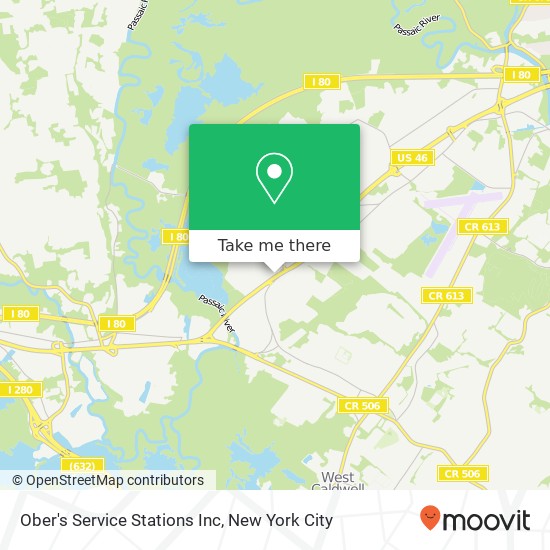 Ober's Service Stations Inc map