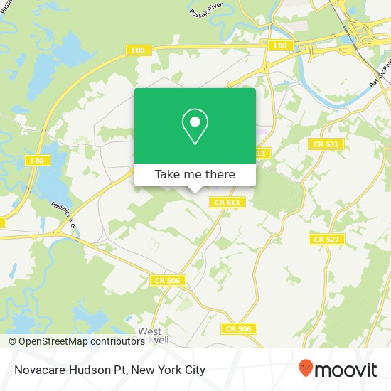 Mapa de Novacare-Hudson Pt