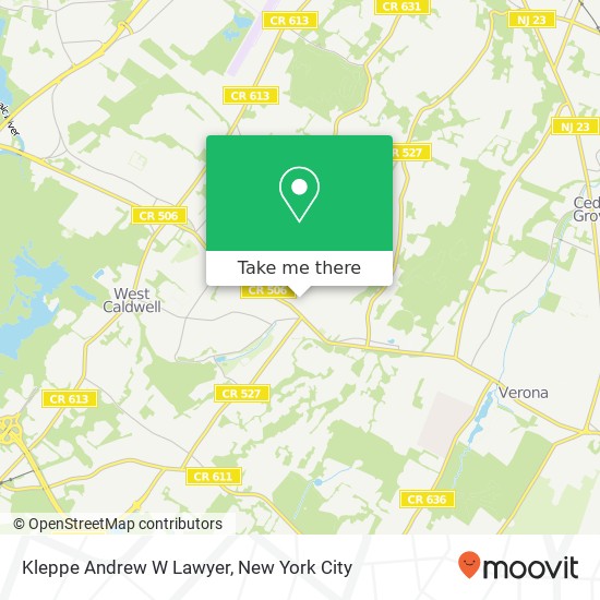 Mapa de Kleppe Andrew W Lawyer