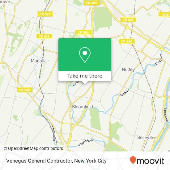 Venegas General Contractor map