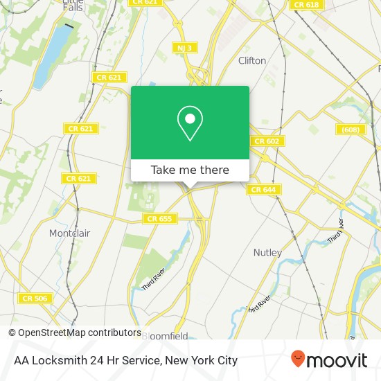 Mapa de AA Locksmith 24 Hr Service