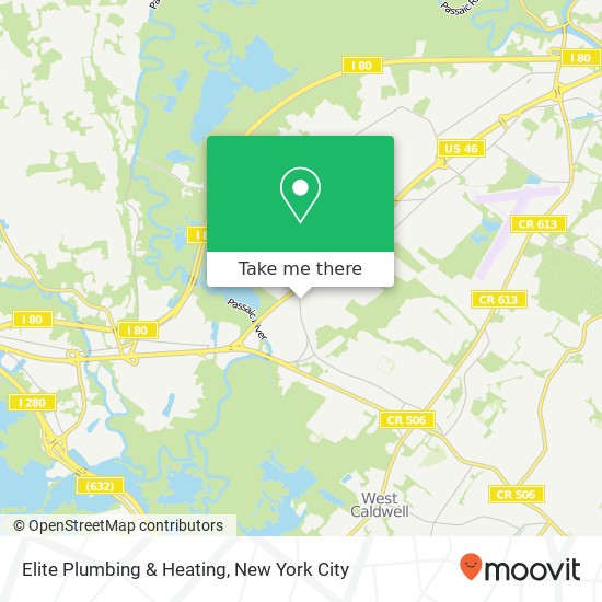 Elite Plumbing & Heating map