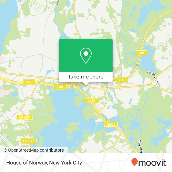 House of Norway map