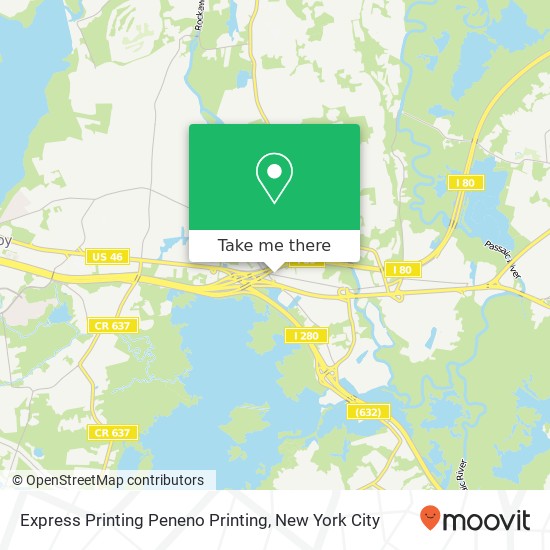 Mapa de Express Printing Peneno Printing