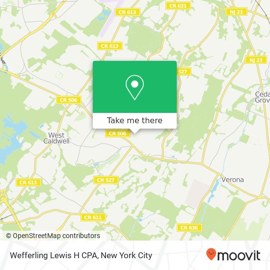Mapa de Wefferling Lewis H CPA