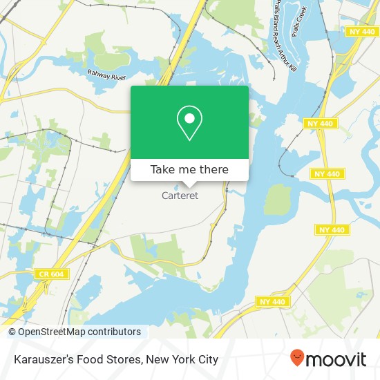 Karauszer's Food Stores map