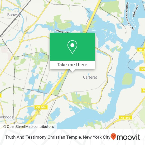 Mapa de Truth And Testimony Christian Temple