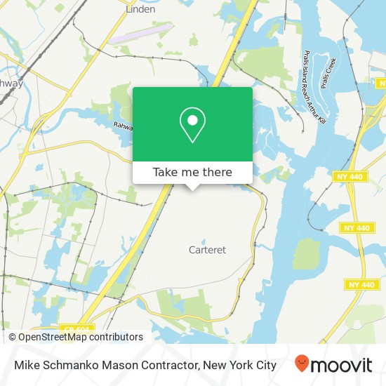 Mike Schmanko Mason Contractor map