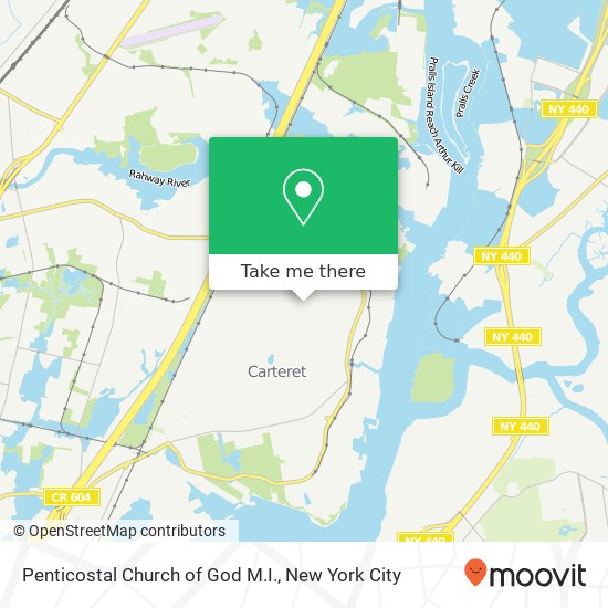 Penticostal Church of God M.I. map