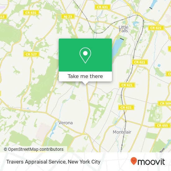 Travers Appraisal Service map