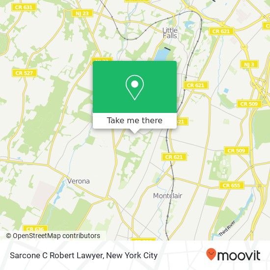 Sarcone C Robert Lawyer map