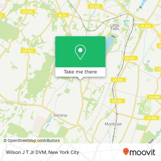 Wilson J T Jr DVM map