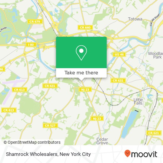 Mapa de Shamrock Wholesalers