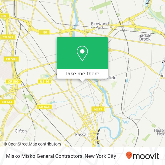 Mapa de Misko Misko General Contractors