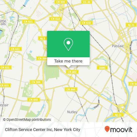 Mapa de Clifton Service Center Inc