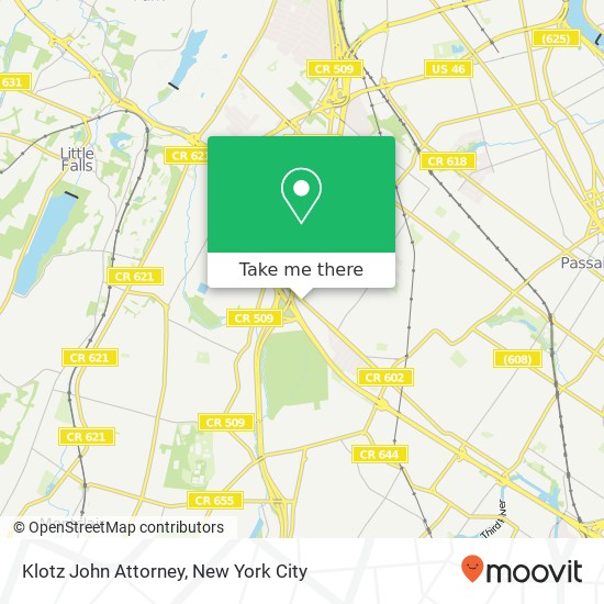 Mapa de Klotz John Attorney