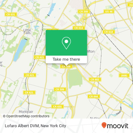 Lofaro Albert DVM map