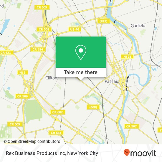 Rex Business Products Inc map
