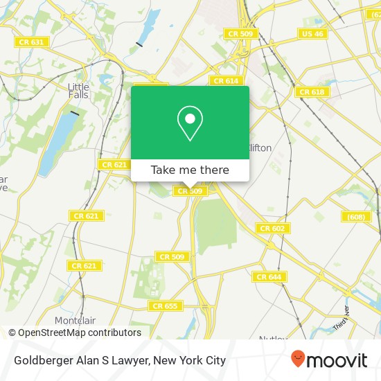 Goldberger Alan S Lawyer map