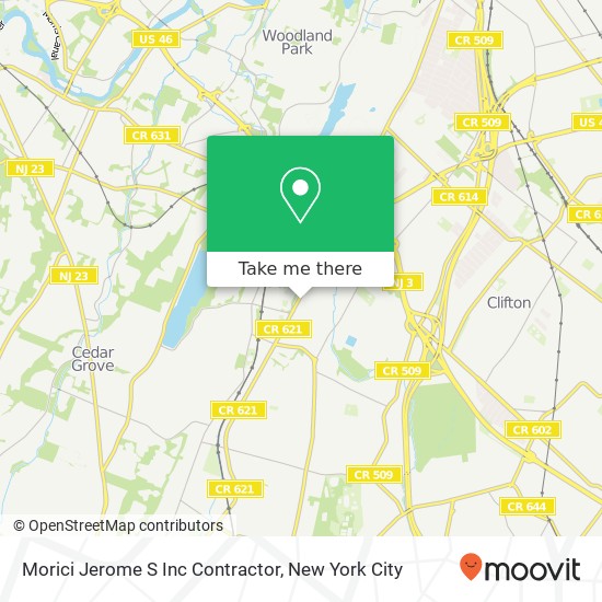 Morici Jerome S Inc Contractor map