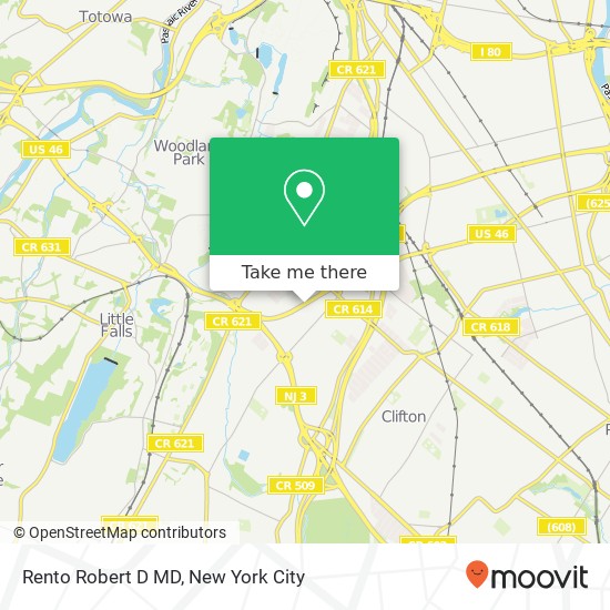 Rento Robert D MD map