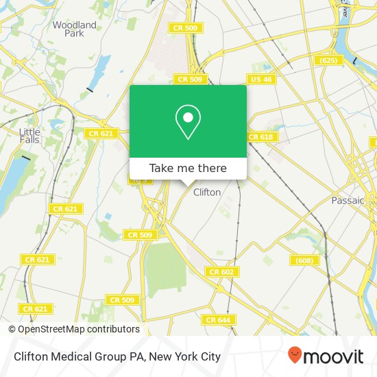 Clifton Medical Group PA map