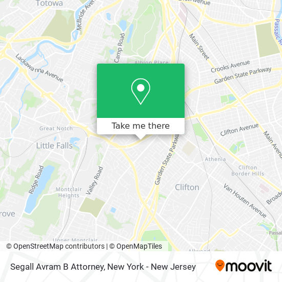 Segall Avram B Attorney map