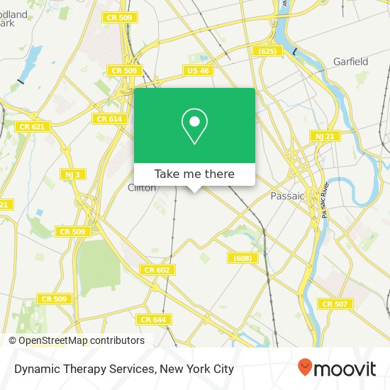 Mapa de Dynamic Therapy Services