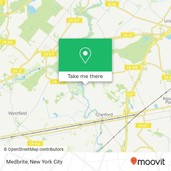 Medbrite map