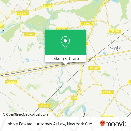 Hobbie Edward J Attorney At Law map