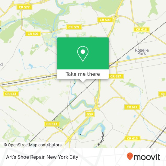 Art's Shoe Repair map