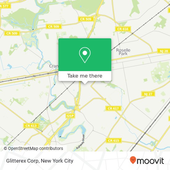 Glitterex Corp map