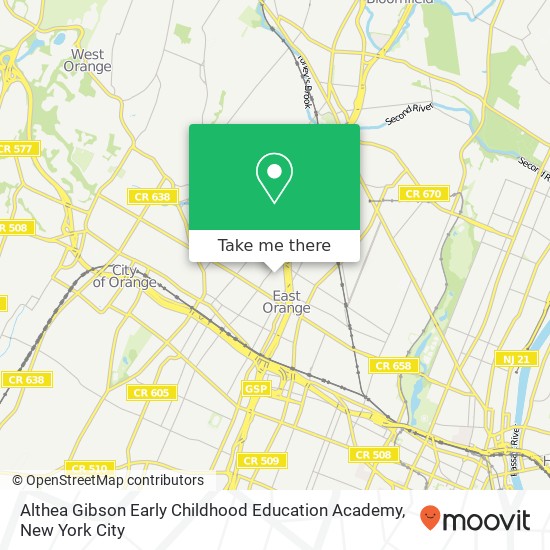 Althea Gibson Early Childhood Education Academy map